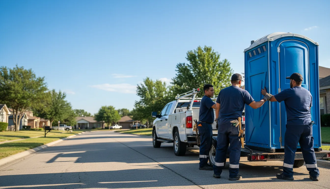Portable Toilet Rental in Traskwood, AR near me